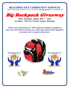 Big Backpack Flyer