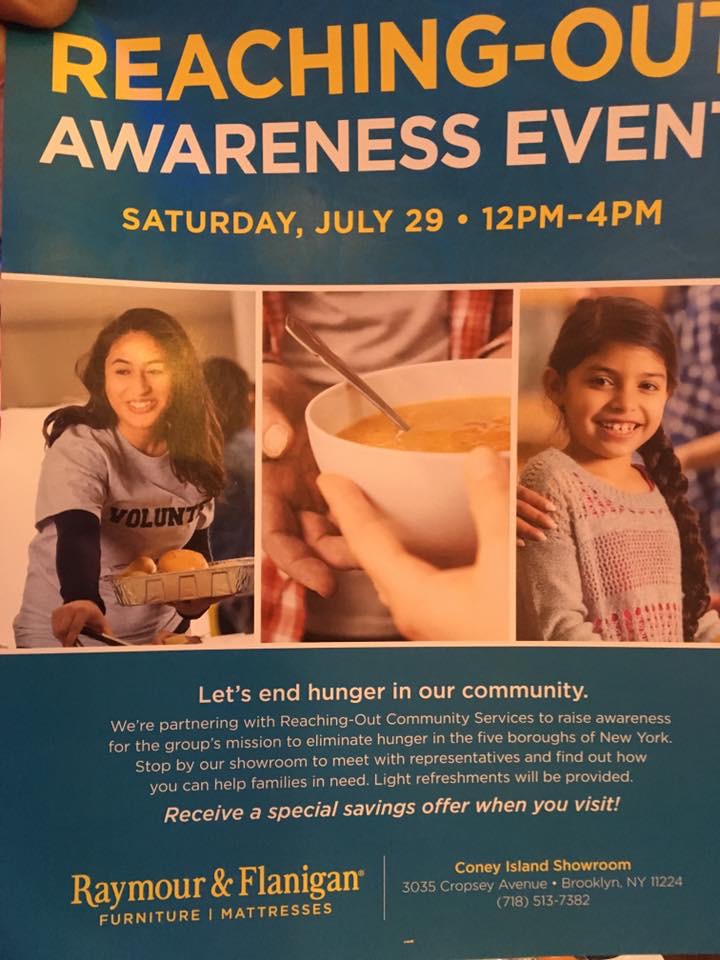 Raymour & Flanigan Helps in the Fight Against Hunger